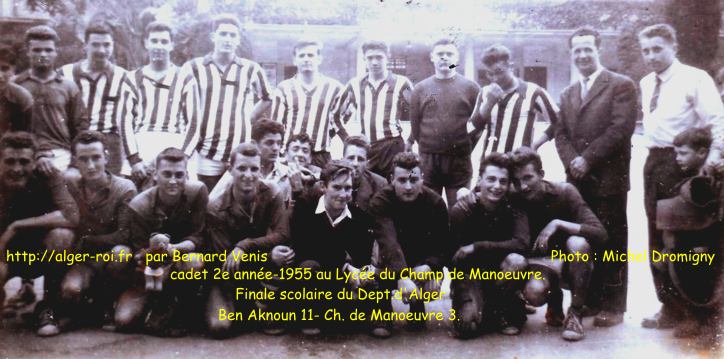 cadet 2e année-1955 au Lycée du Champ de Manoeuvre.