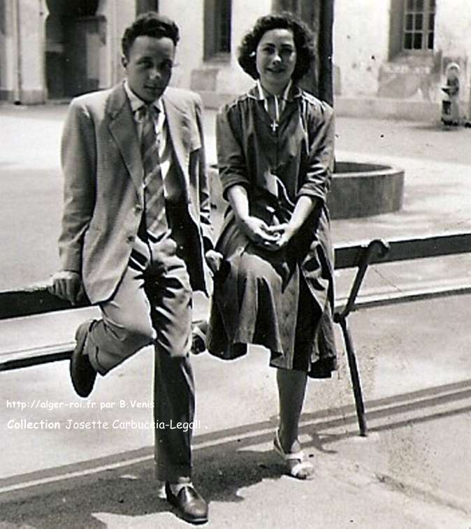  Jean Simon Ma&iuml;boroda (1954 &agrave; 1961) et Annie Walter 